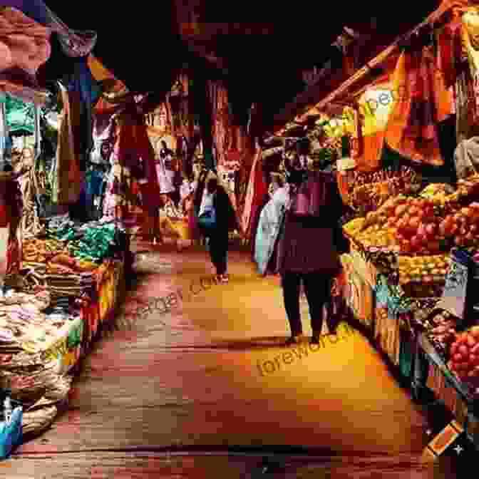 A Bustling Market In The Syrian Countryside, Overflowing With Vibrant Colors And Lively Activity. Country Life In Syria: Passages Of Letters Written From Anti Lebanon