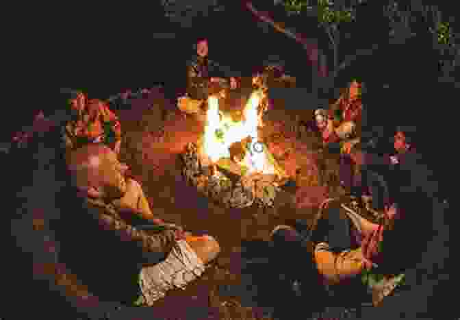 A Group Of Men Sitting Around A Campfire, Telling Stories Stories Of Great Men Robert H Armstrong