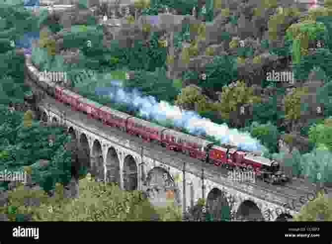 A Majestic Steam Locomotive Pulling A Train Across A Towering Viaduct In Maryland The Baltimore Ohio Railroad In Maryland (Images Of Rail)