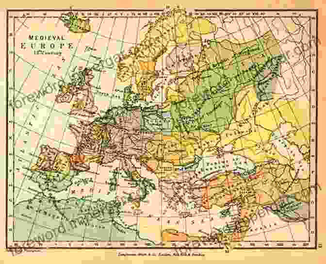 A Map Of Medieval Europe American Nation: A History Volume 1: European Background Of American History 1300 1600