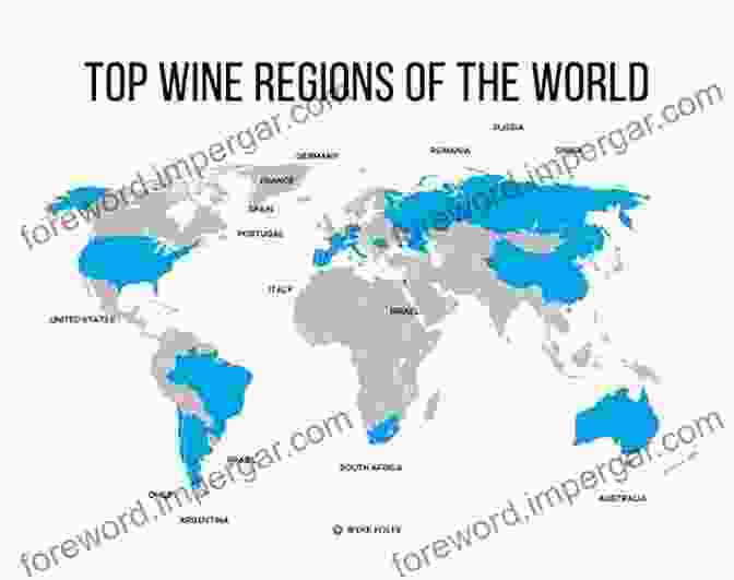 A Map Showcasing Various Wine Regions Around The World So You Want To Go Wine Tasting?