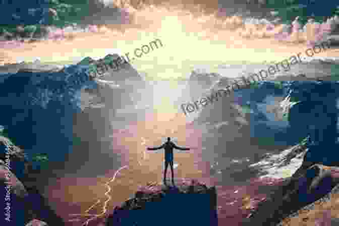 A Person Standing On Top Of A Mountain, Looking Out Over A Vast Landscape, Symbolizing Strength And Determination The Stairway To Life: An Origin Of Life Reality Check