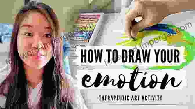 A Person Using Intuitive Drawing As A Therapeutic Tool, Expressing Emotions And Exploring Their Inner World. Making Marks: Discover The Art Of Intuitive Drawing