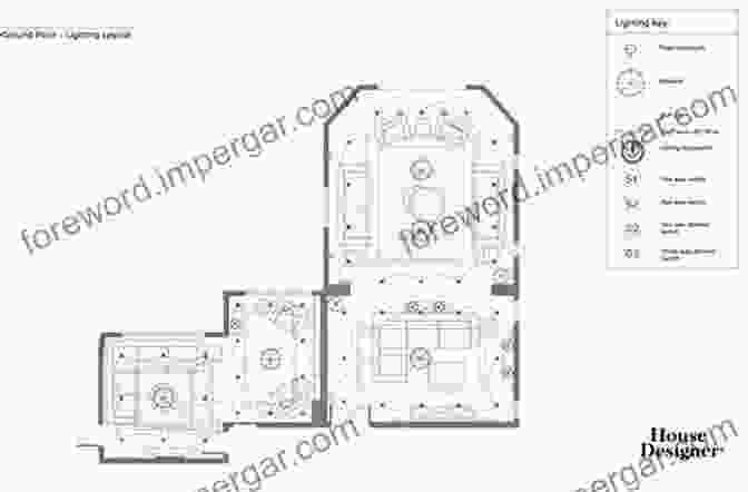 A Person Working On A Lighting Design Plan. Interior Lighting Design: A Beginners Guide To The Fundamentals Of A Complete Professional Lighting Design