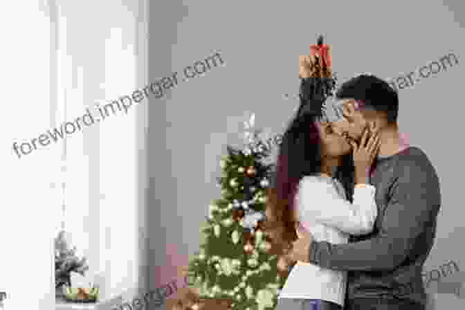 A Photograph Of A Couple Kissing Underneath A Mistletoe, With A Decorated Christmas Tree In The Background. Love Inspired November 2024 Bundle 2 Of 2: An Anthology