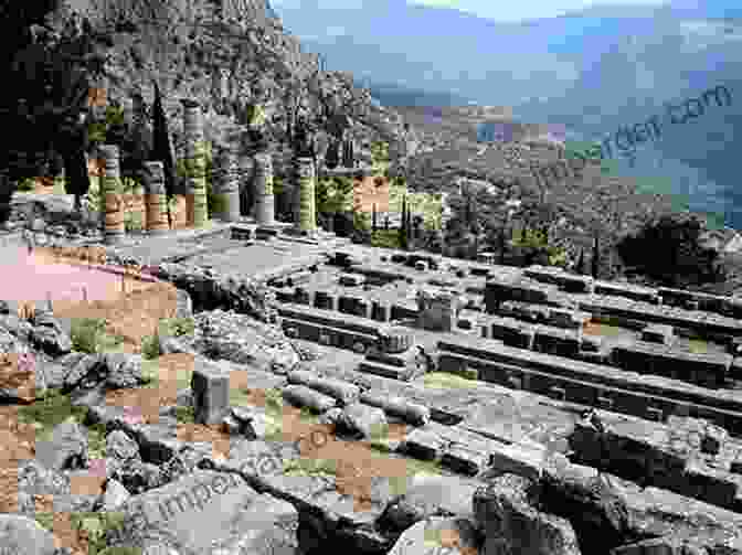 A Photograph Of The Ruins Of The Temple Of Apollo At Delphi, Where The Oracle Of Delphi Once Delivered Prophecies. Ancient Magic: A Practitioner S Guide To The Supernatural In Greece And Rome