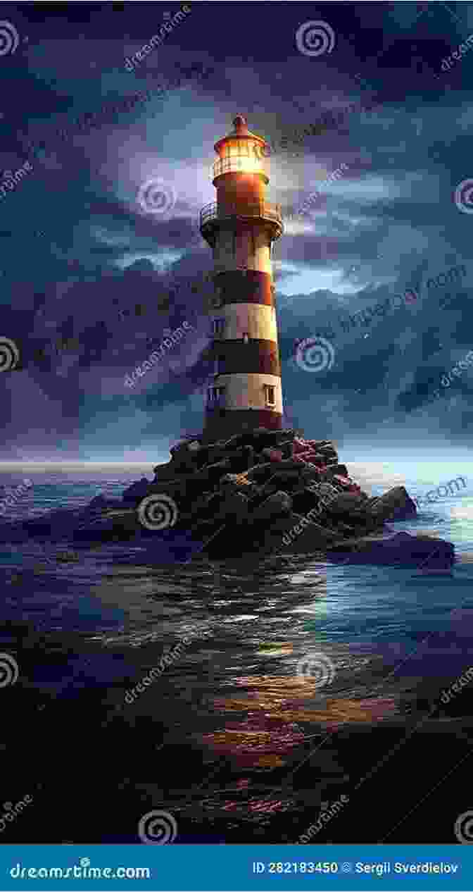 A Picturesque Lighthouse佇立 Majestically On A Rocky Coastline, Its Beacon Illuminating The Vast Expanse Of The Ocean. Sojourn At The Lighthouse Elinor DeWire