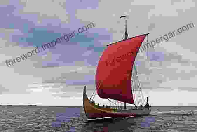 A Viking Longship Sailing Across The Sea Dragon Lords: The History And Legends Of Viking England