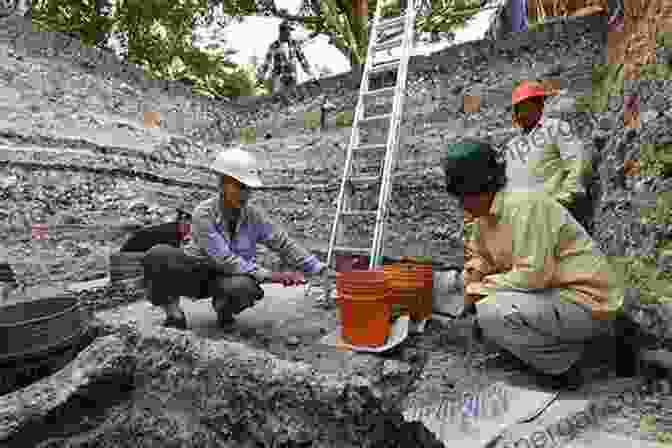 Archaeologists Meticulously Excavating A Maya Archaeological Site, Unearthing Artifacts That Shed Light On The Maya Christian Era. Maya Christians And Their Churches In Sixteenth Century Belize (Maya Studies)