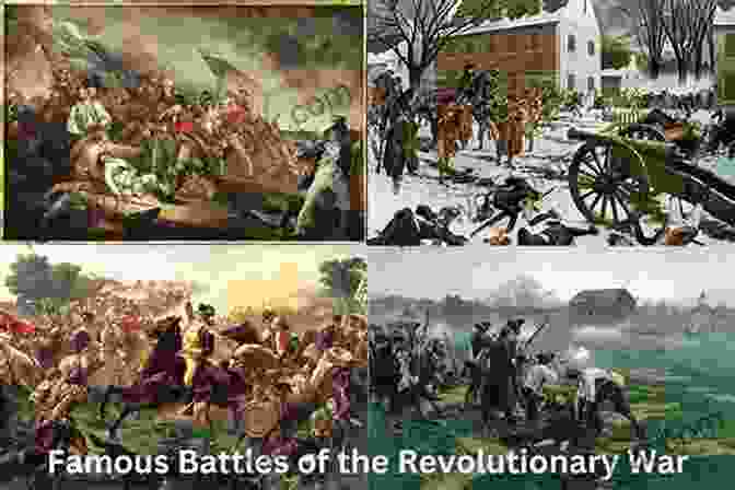 Depiction Of Key American Revolution Campaigns, Featuring Historic Battles And Landmarks The 10 Key Campaigns Of The American Revolution