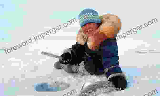 Inuit Children Playing On The Edge Of A Lake The Barren Ground Of Northern Canada