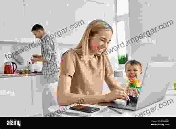 Mother Working At Home With Toddler Playing Nearby How To Work At Home With A Toddler