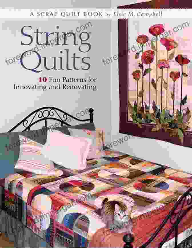 String Quilts 10 Fun Patterns For Innovating And Renovating Book Cover String Quilts: 10 Fun Patterns For Innovating And Renovating