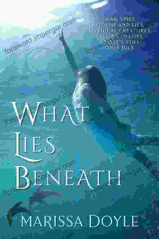 What Lies Beneath Book Cover A Woman Sitting On A Beach, Looking Out At The Ocean. What Lies Beneath: A Memoir